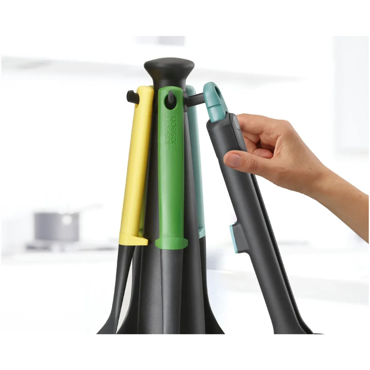 Joseph Joseph Duo 5-Piece Utensil Stand With Integrated Tool Rests - Image 7