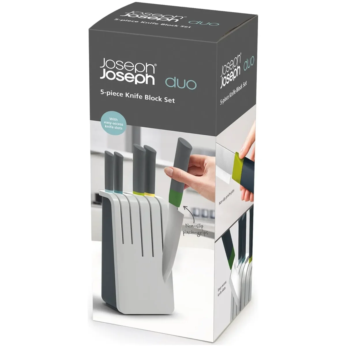 Joseph Joseph Duo 5-Piece Knife Block Set - Image 8