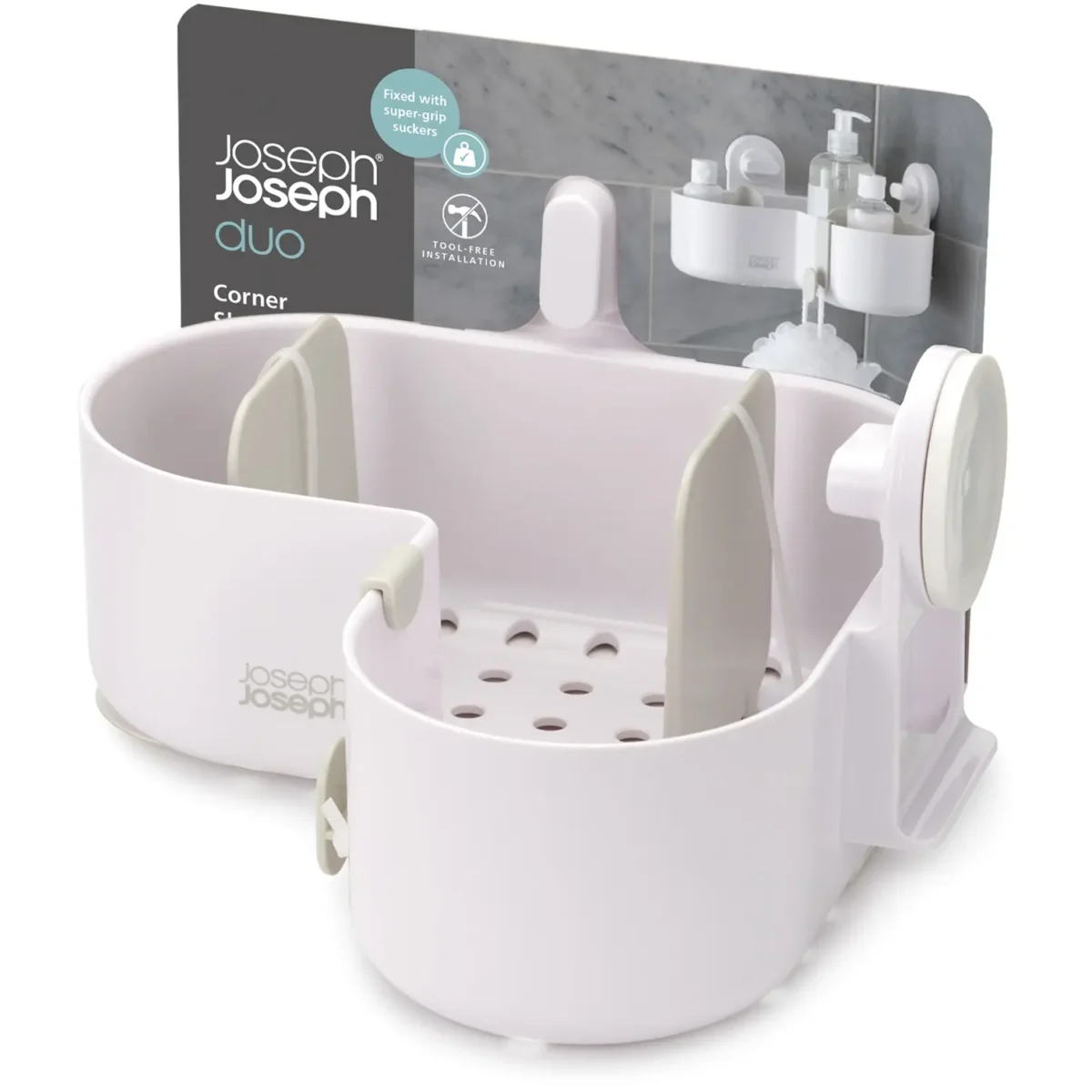 Joseph Joseph Duo Corner Shower Caddy - Image 1
