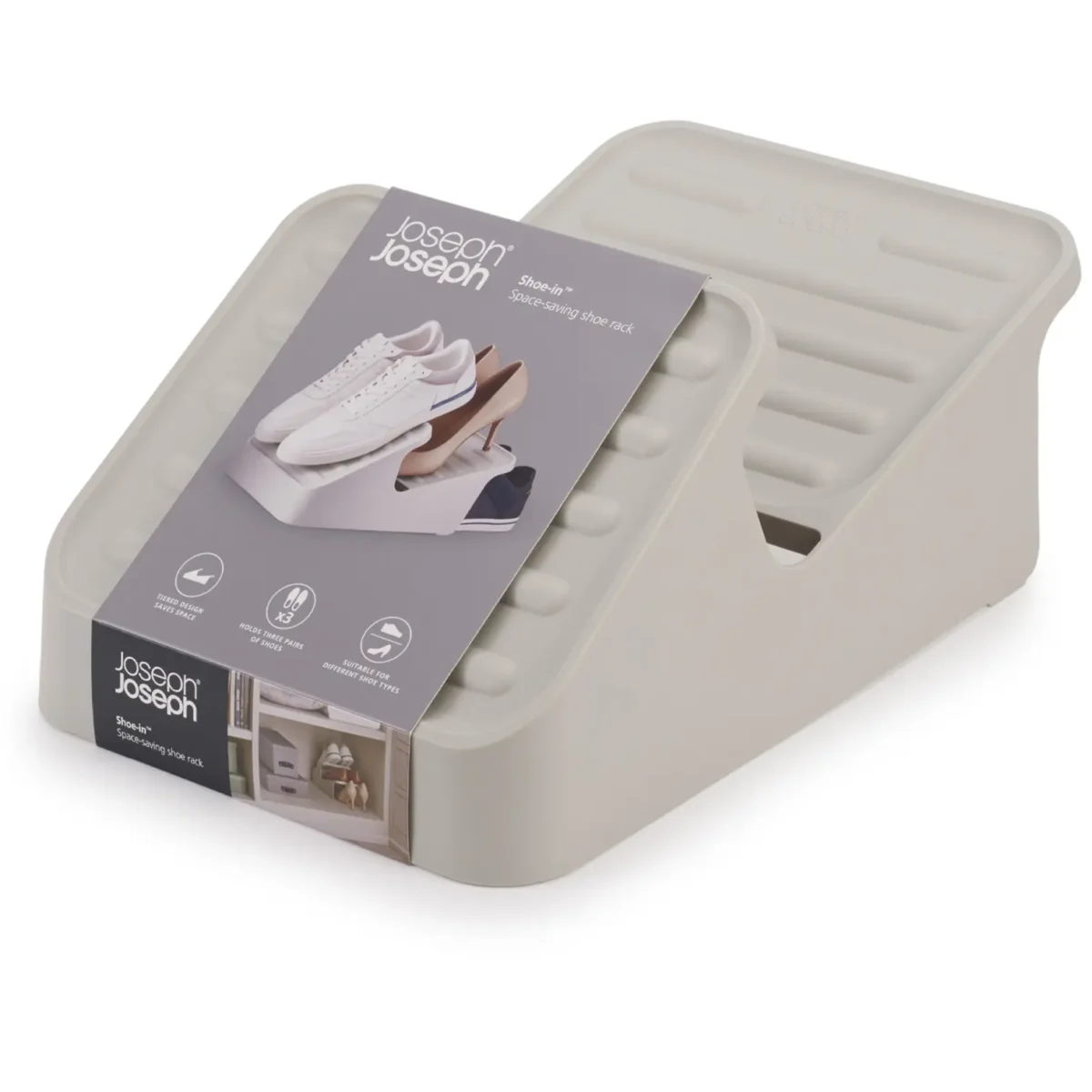 Joseph Joseph Shoe-In Compact Space Saving Shoe Rack - Image 1
