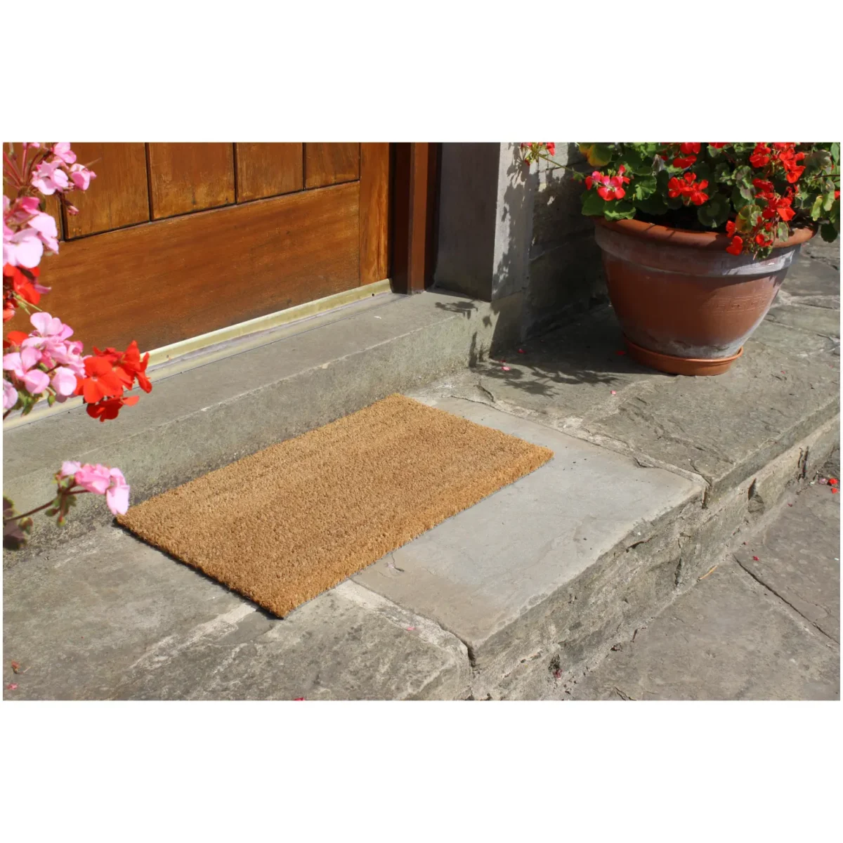 JVL Manor Plain Coir Doormat 60x40cm - Image 4