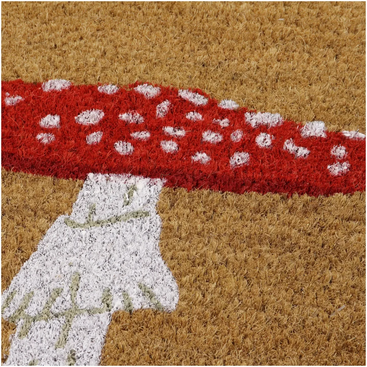 JVL Toad Stool Coir Mat 45x75cm - Image 3