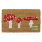 JVL Toad Stool Coir Mat 45x75cm - Image 4