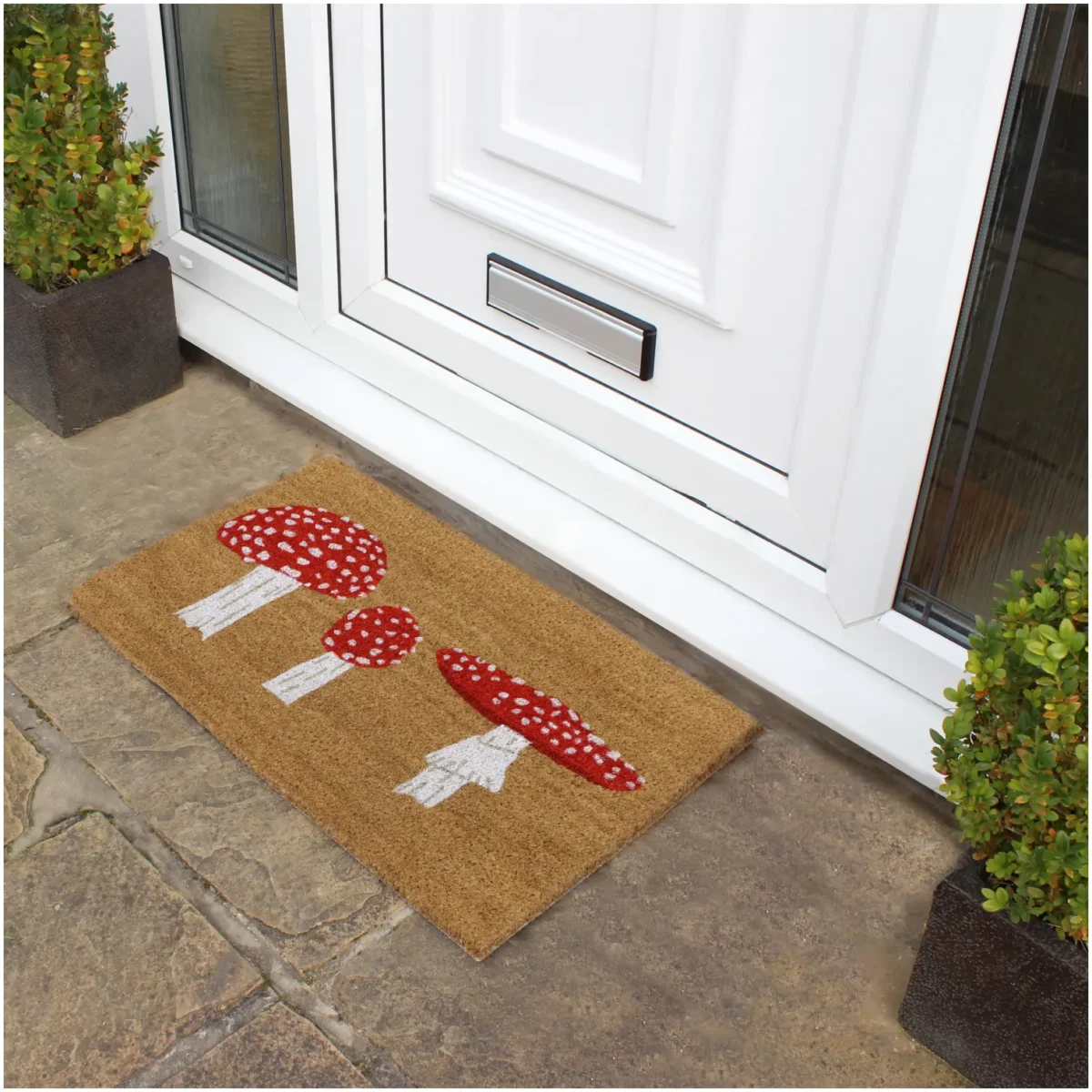 JVL Toad Stool Coir Mat 45x75cm - Image 5