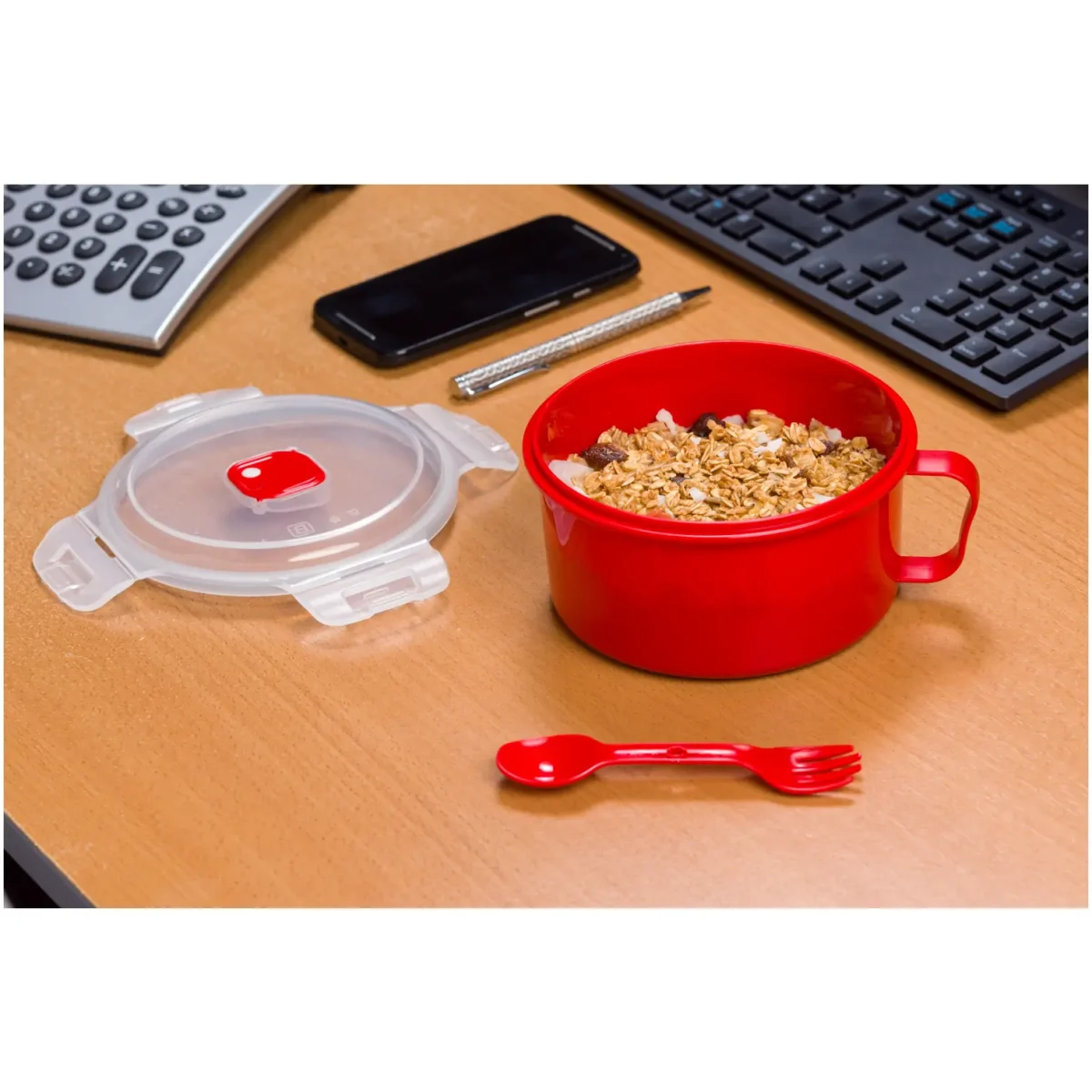 Microwave Bowl With Spork - Image 5