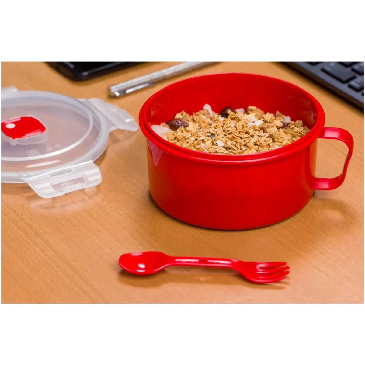 Microwave Bowl With Spork - Image 6
