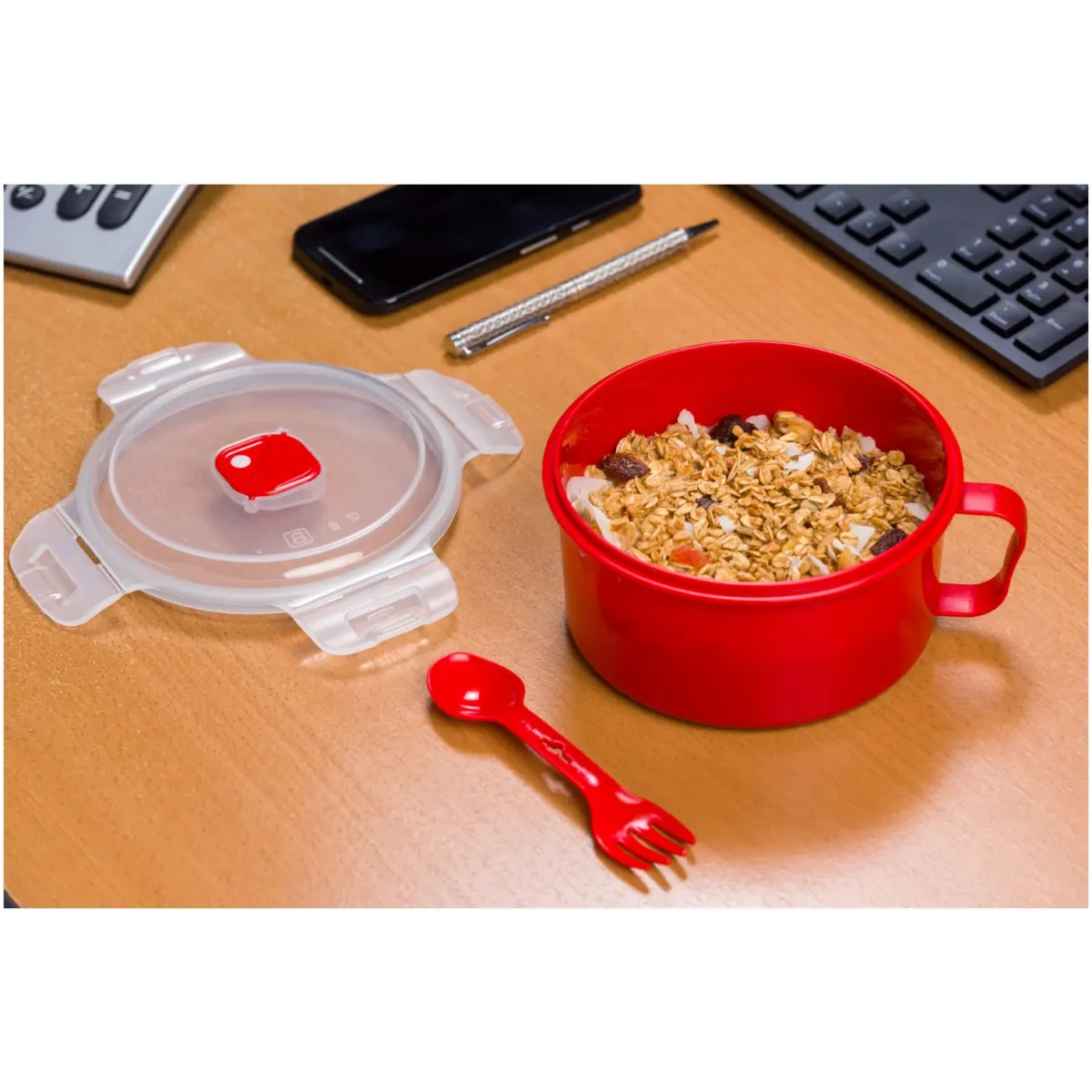 Microwave Bowl With Spork - Image 7