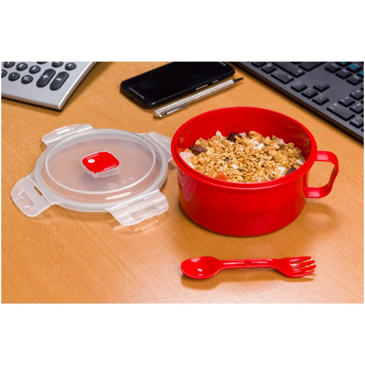 Microwave Bowl With Spork - Image 17