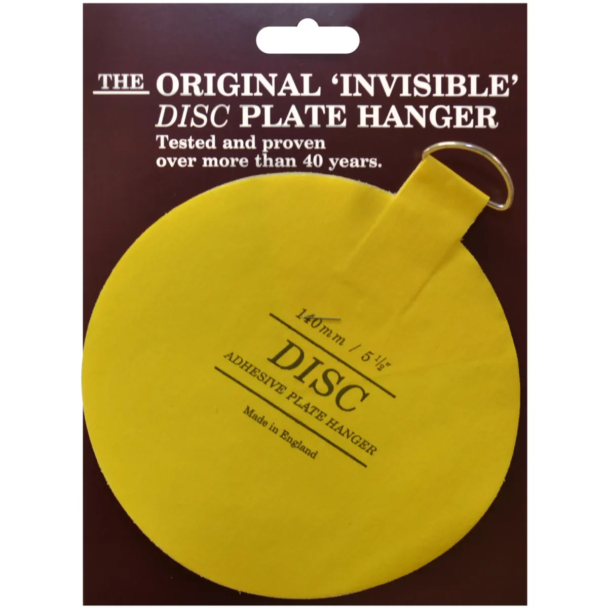 The Original Invisible Disc Plate Hanger 140mm - Image 1