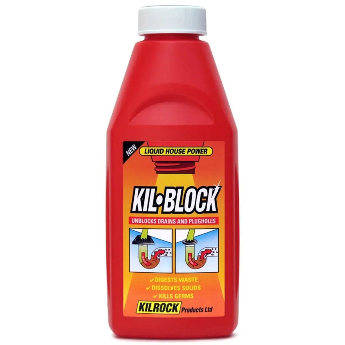 Kil-Block 500ml Drain Unblocker - Image 1