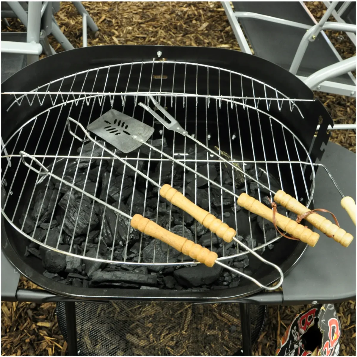 BBQ Time 3pc Barbecue Tool Set - Image 1