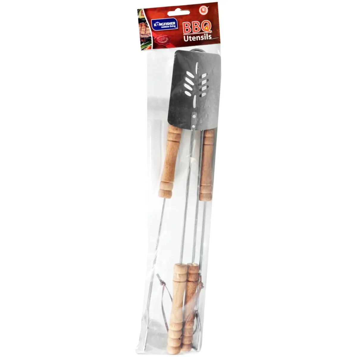 BBQ Time 3pc Barbecue Tool Set - Image 3