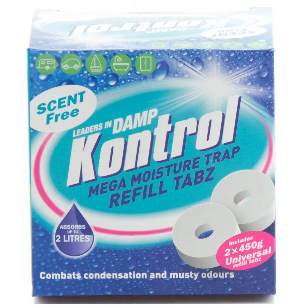Kontrol Refill Tabz For Mega Trap Scent Free PK2 - Image 1