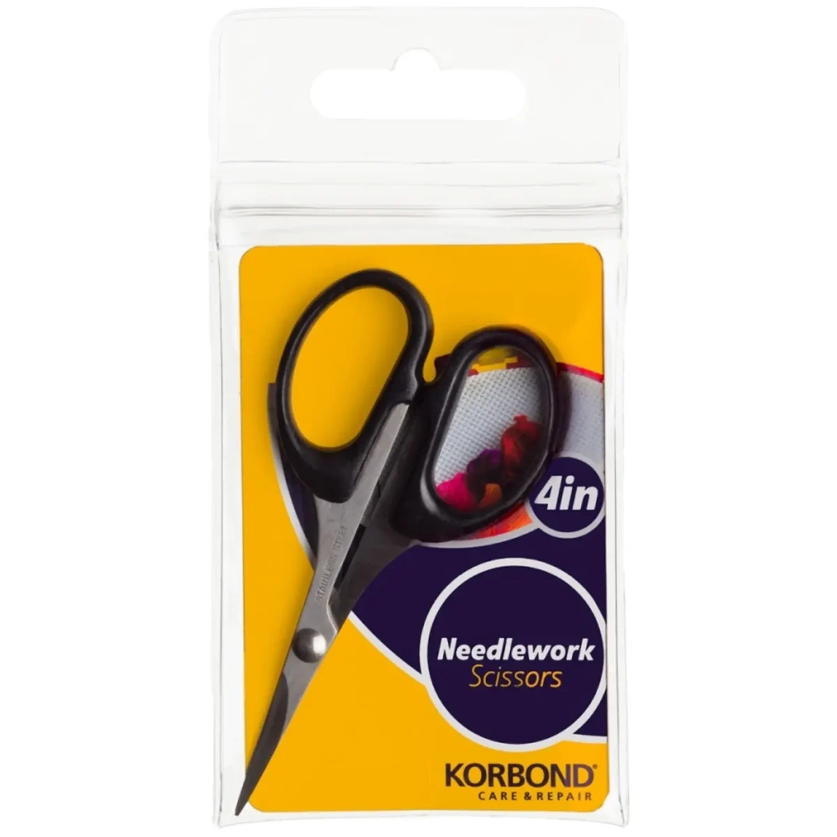 Korbond Needlework Scissors 4 inches - Image 1