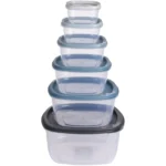 Storage Boxes 6 Pieces with Lid - Image 2