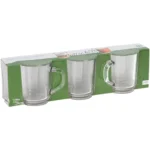 Glass Mug Set 3 Pack