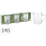 Glass Mug Set 3 Pack - Image 2