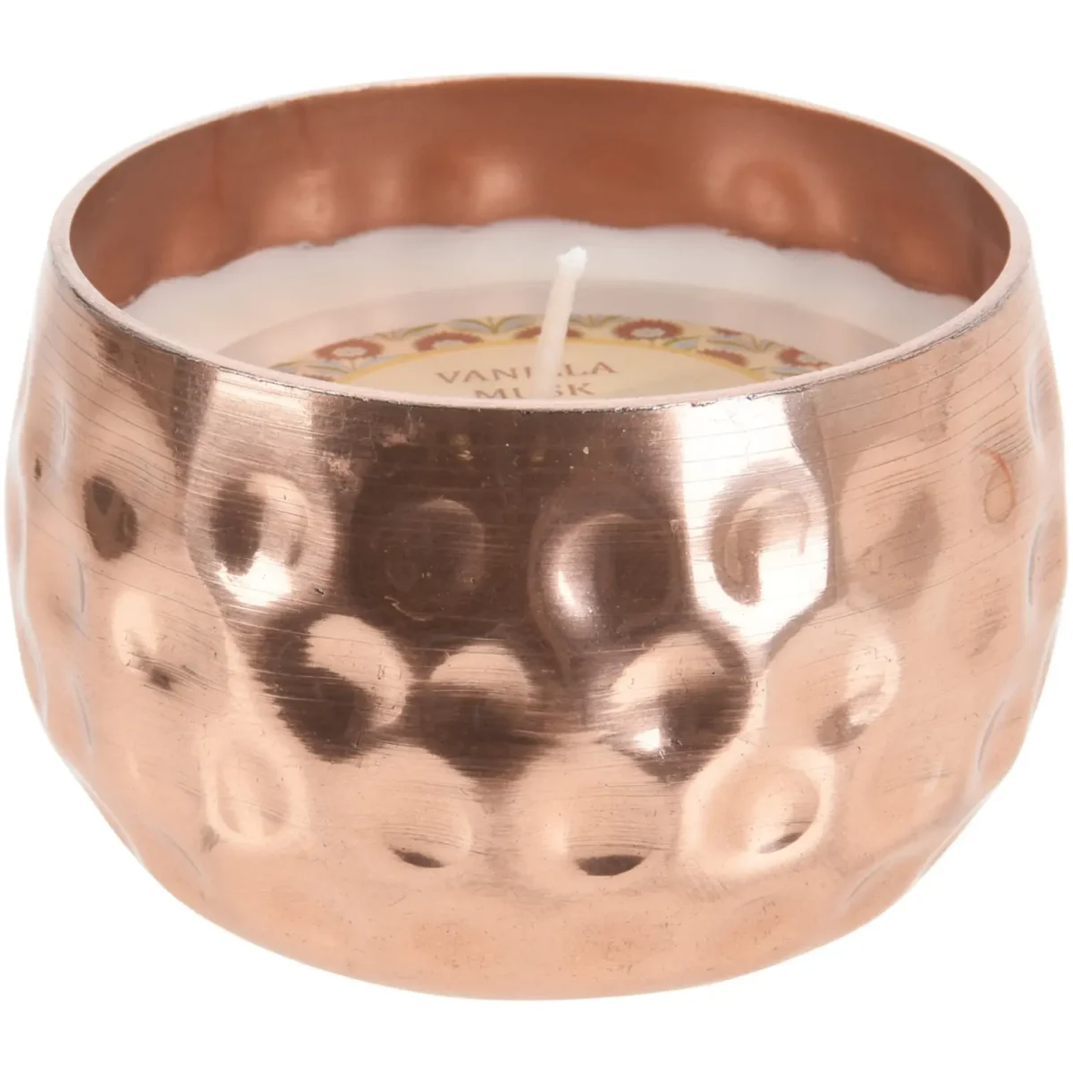 Candle in Tin Pot 7.4 x 4.9cm - Image 1