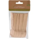 Mini Fork Birch Wood Set 30 Pack