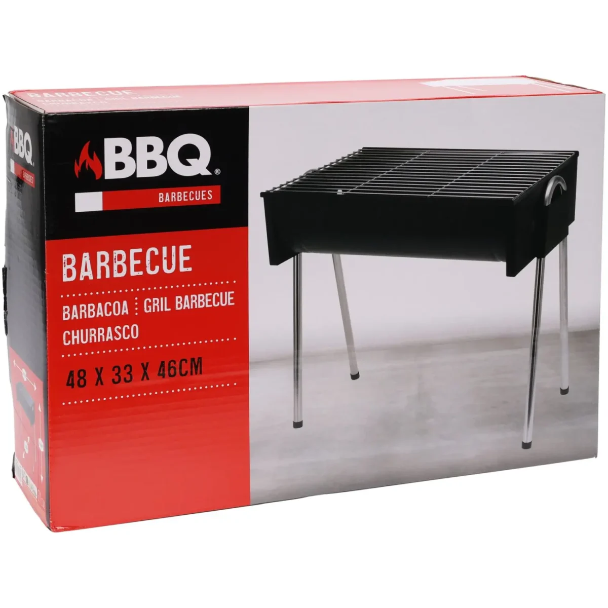 BBQ Half Barrel 49x13x34cm - Image 3
