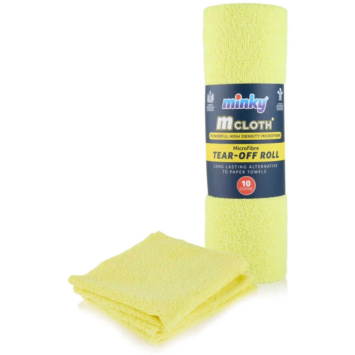 Minky M Cloth Microfibre Tear Off Roll 10 Cloths - Image 4