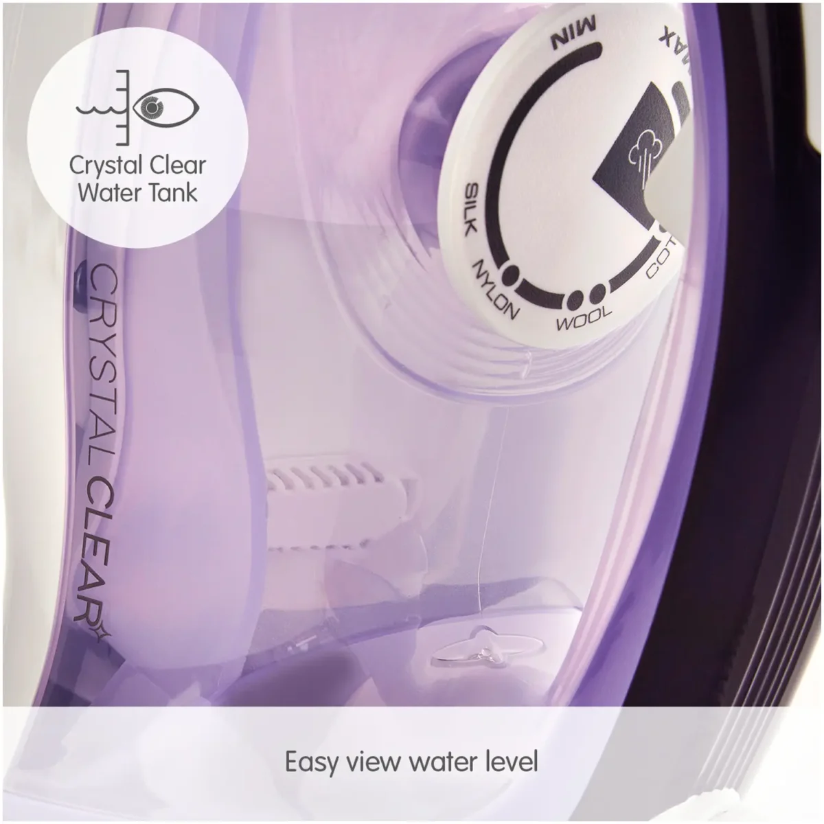 Morphy Richards Crystal Clear Amethyst Iron 2400w - Image 12