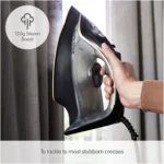 Morphy Richards 300302 2400w Crystal Clear Gold Iron - Image 11