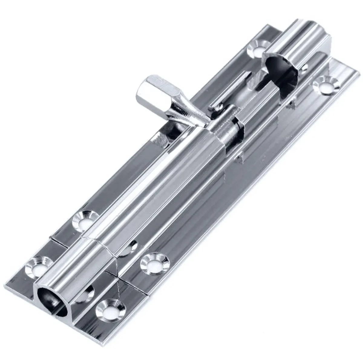 Securit Chrome 75mm Extended Slip Bolt