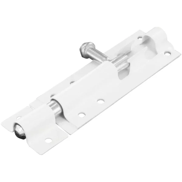 Securit WHITE 100mm(4")Tower Bolt