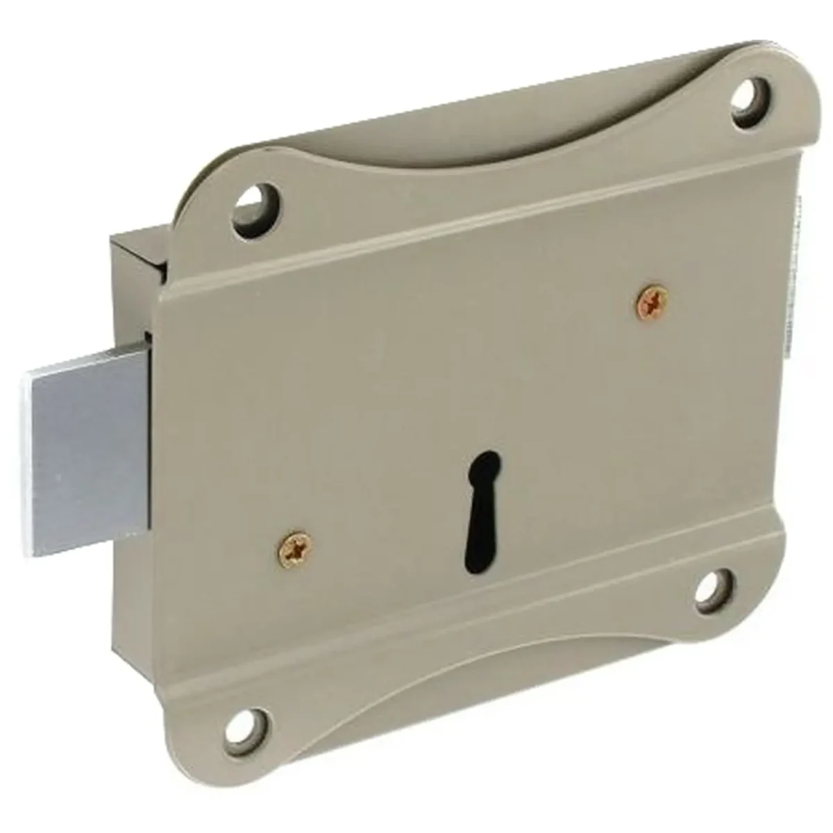 Securit 100mm(4") Press Lock Black - Image 1