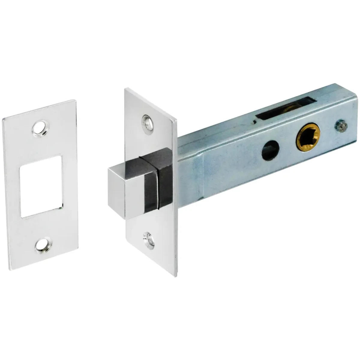 Bathroom Mortice Lock 75mm NP - Image 1