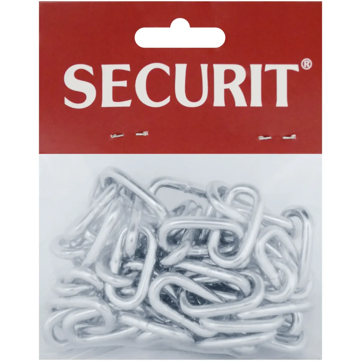 Securit Zinc Plated Chain 4mm  x 1m