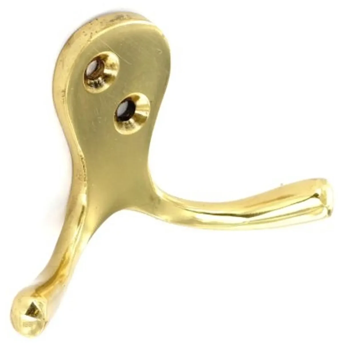 Securit Double Robe Hook BR - Image 1