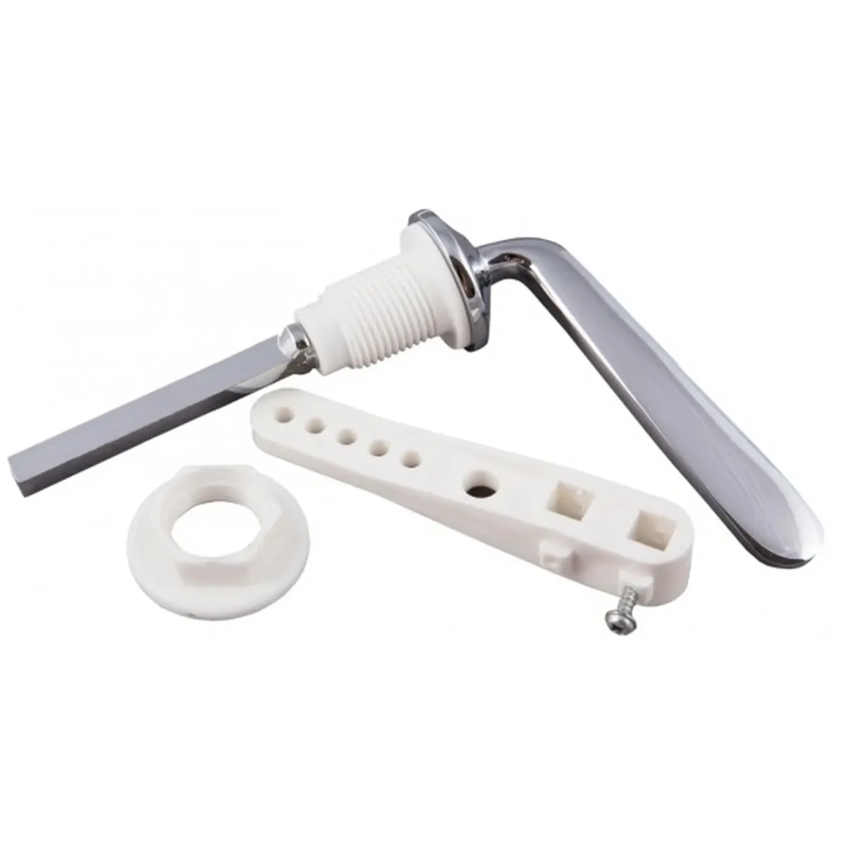 Securplumb Cistern Lever Handle Kit Chrome - Image 1