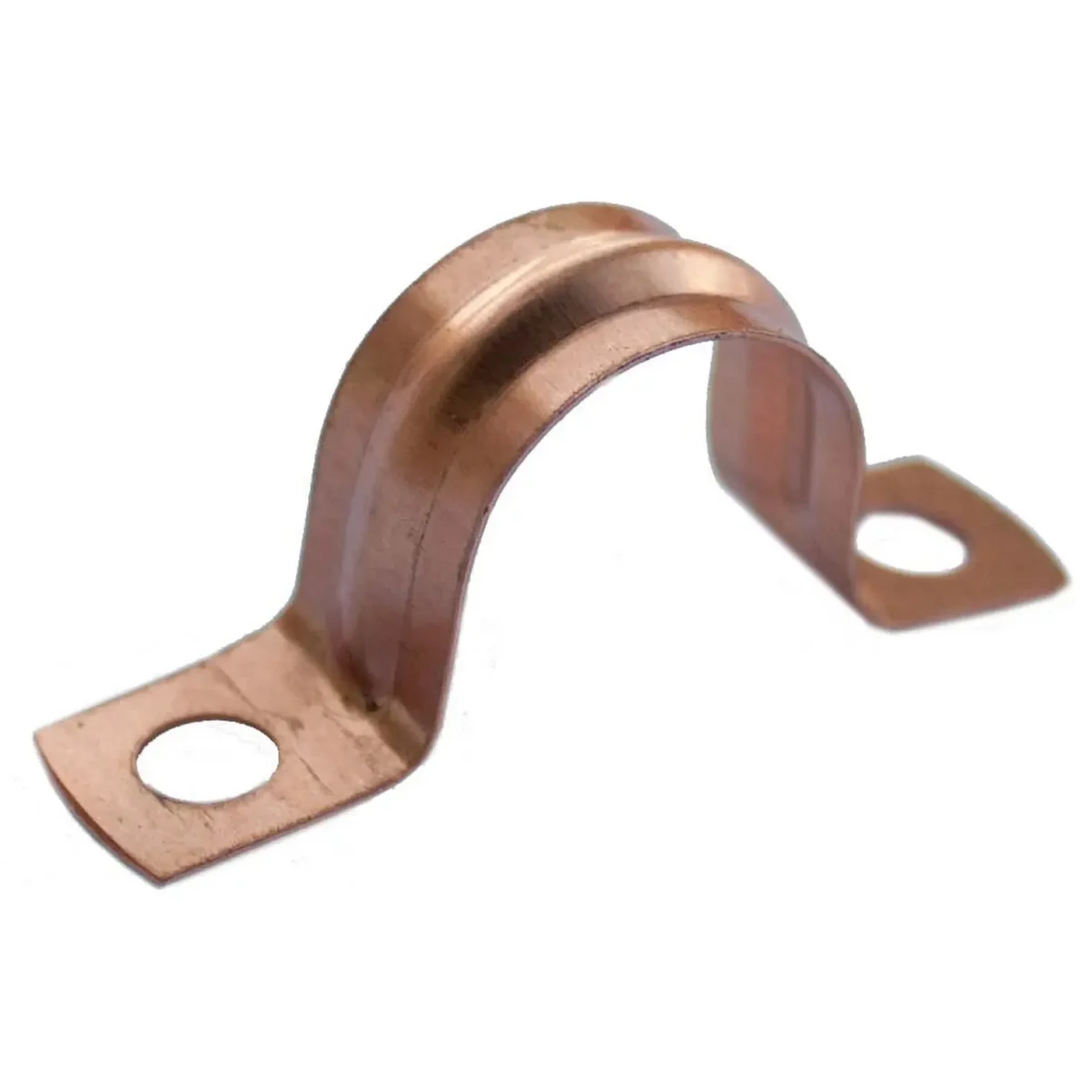 Securplumb 15mm COPPER Pipe Clips pk8 - Image 1