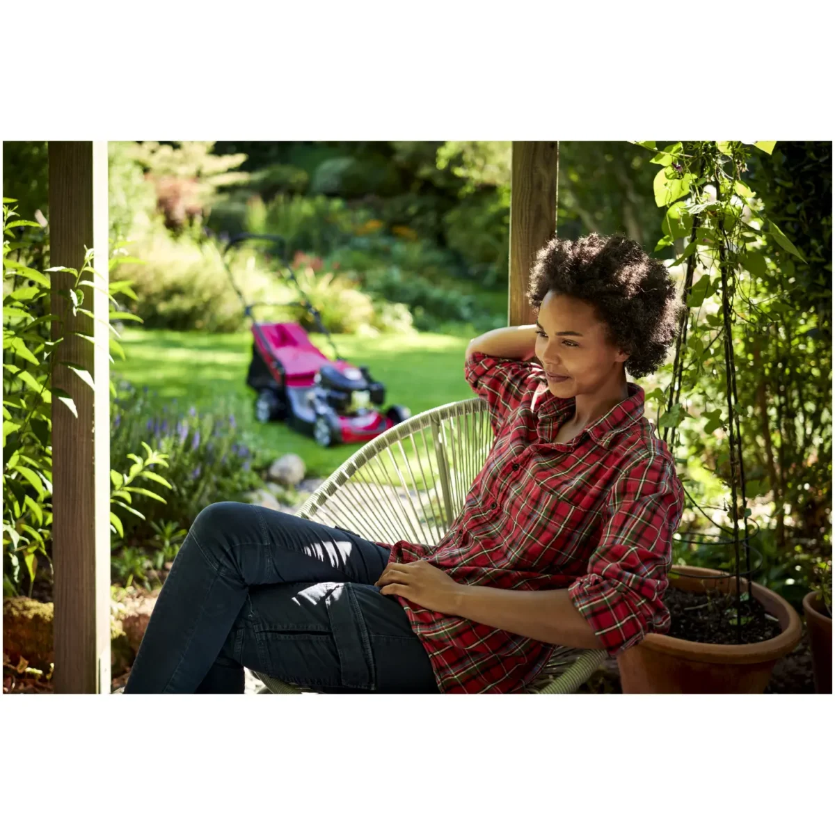 Mountfield Petrol Rotary Mower Self Propelled 46cm Cut - Image 3