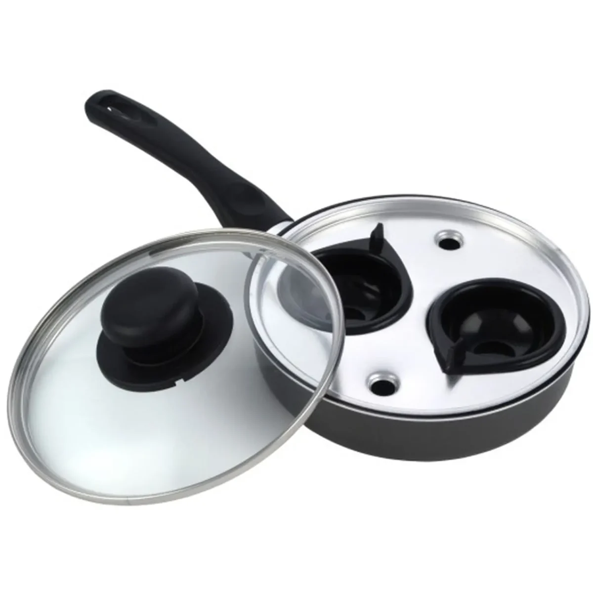 Non Stick 2 Cup Egg Poacher 20cm - Image 1