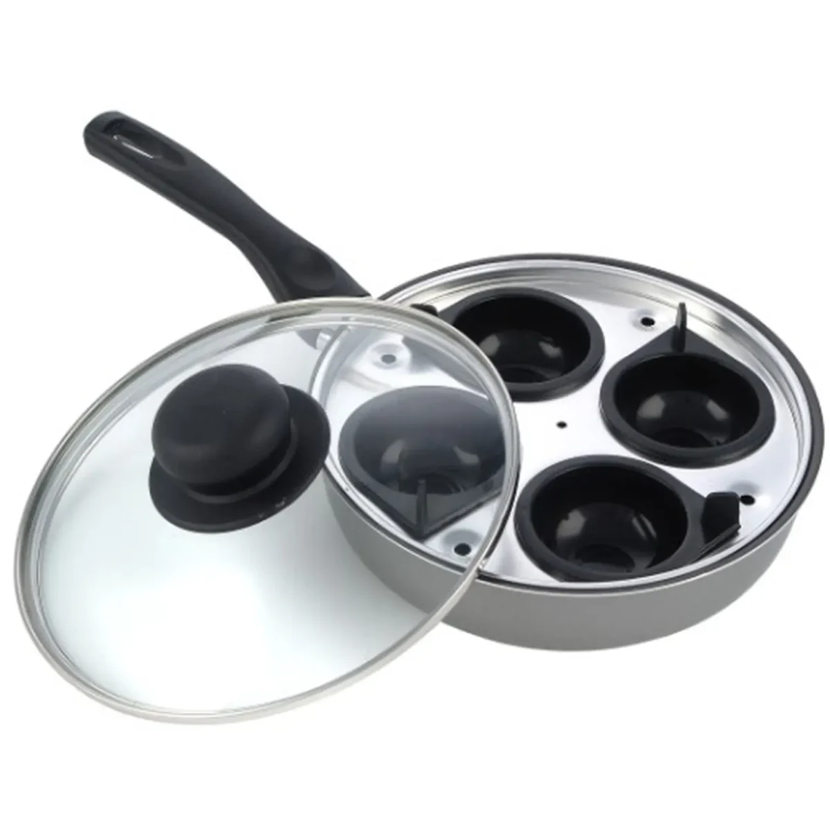 Non Stick 4 Cup Egg Poacher 20cm - Image 1