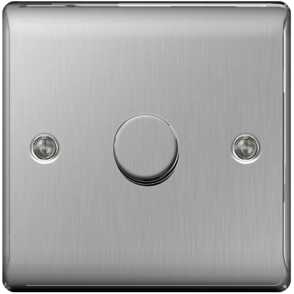 Nexus 1g2Way Dimmer Switch B/Steel - Image 1
