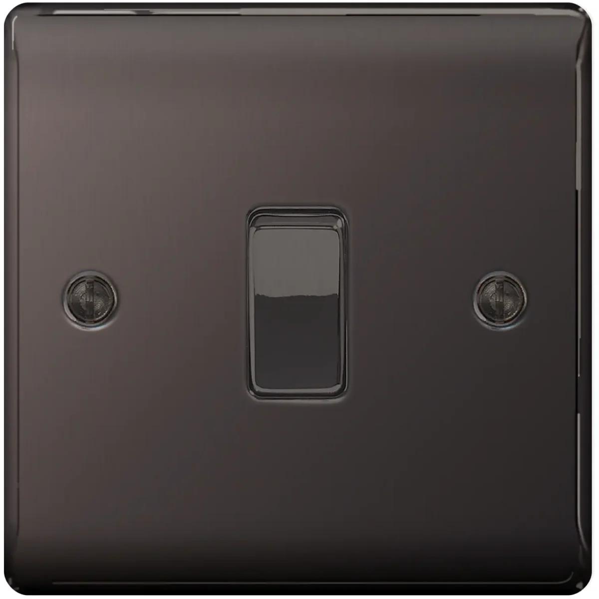 Nexus 1g Wall Switch Black Nickel - Image 1
