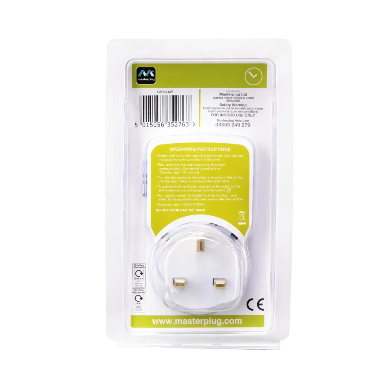 Masterplug 24 Hour Mechanical Timer - Image 7