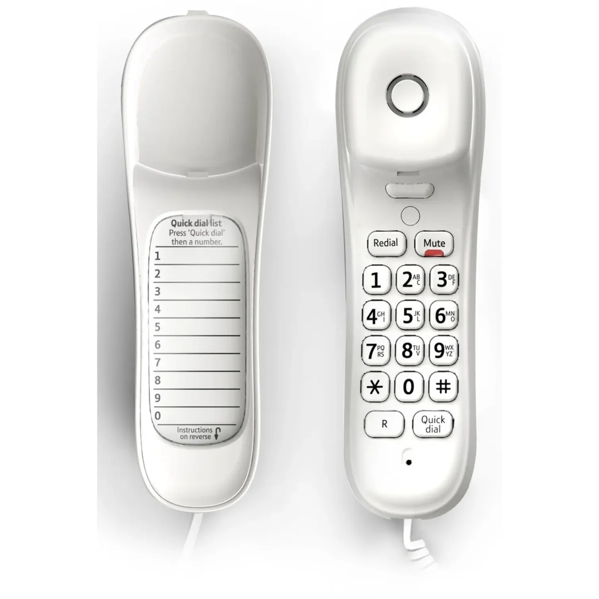 BT Duet 210 Telephone White - Image 1