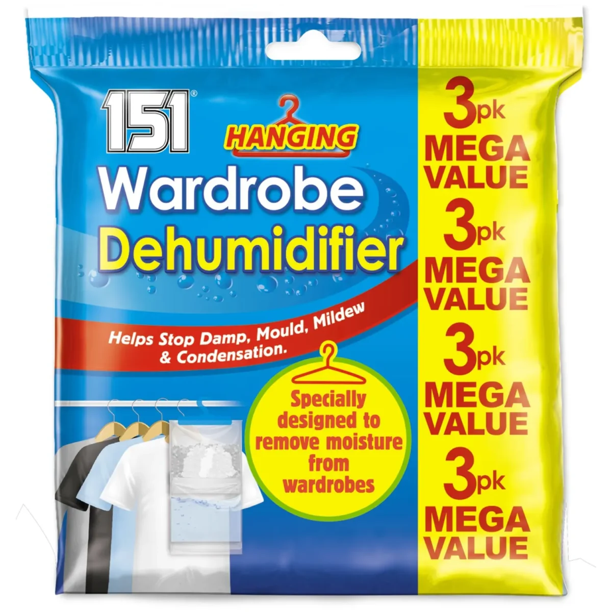 Hanging Dehumidifier Pk 3