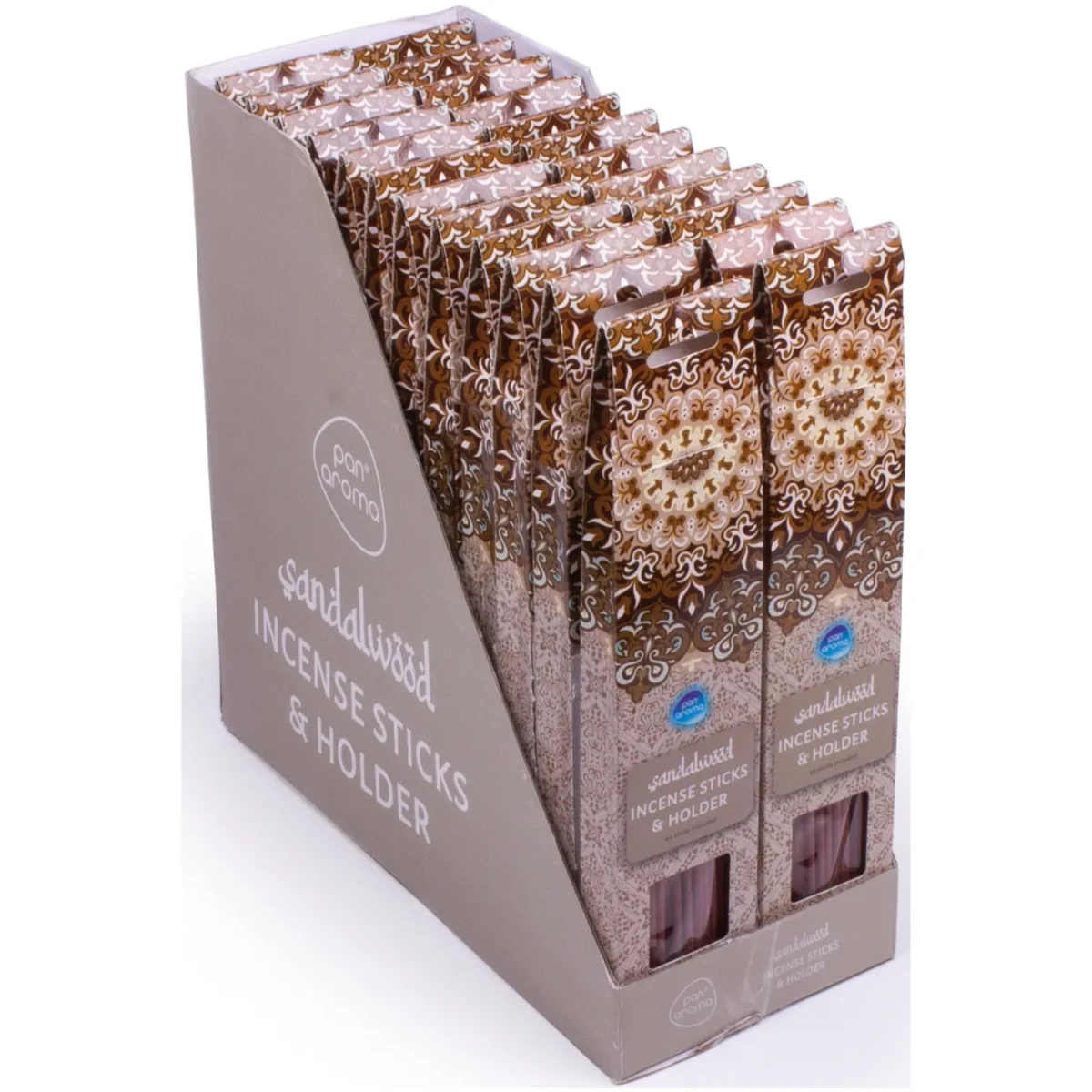 Pan Aroma Incense Sticks Sandlewood and Holder 40 Pack - Image 2