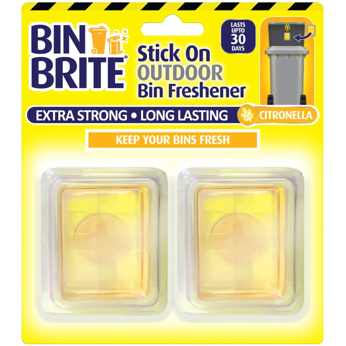 Bin Brite Stick On Outdoor Bin Freshener Pack of 2 - Image 1