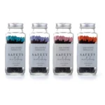 Wax Works Candle Co Safety Matches Black Sticks 75 Pack Long Lasting - Image 5