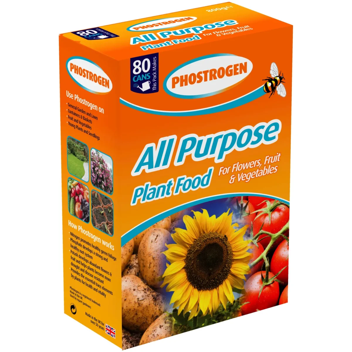 Phostrogen 800g Soluble Plant Food 80can - Image 1