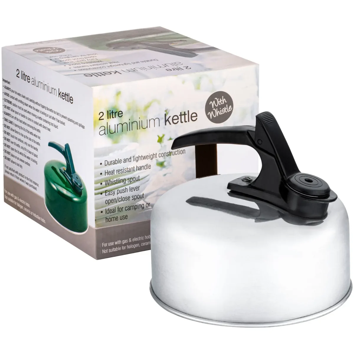 Pendeford 2Litre Polished Whistling Kettle - Image 3