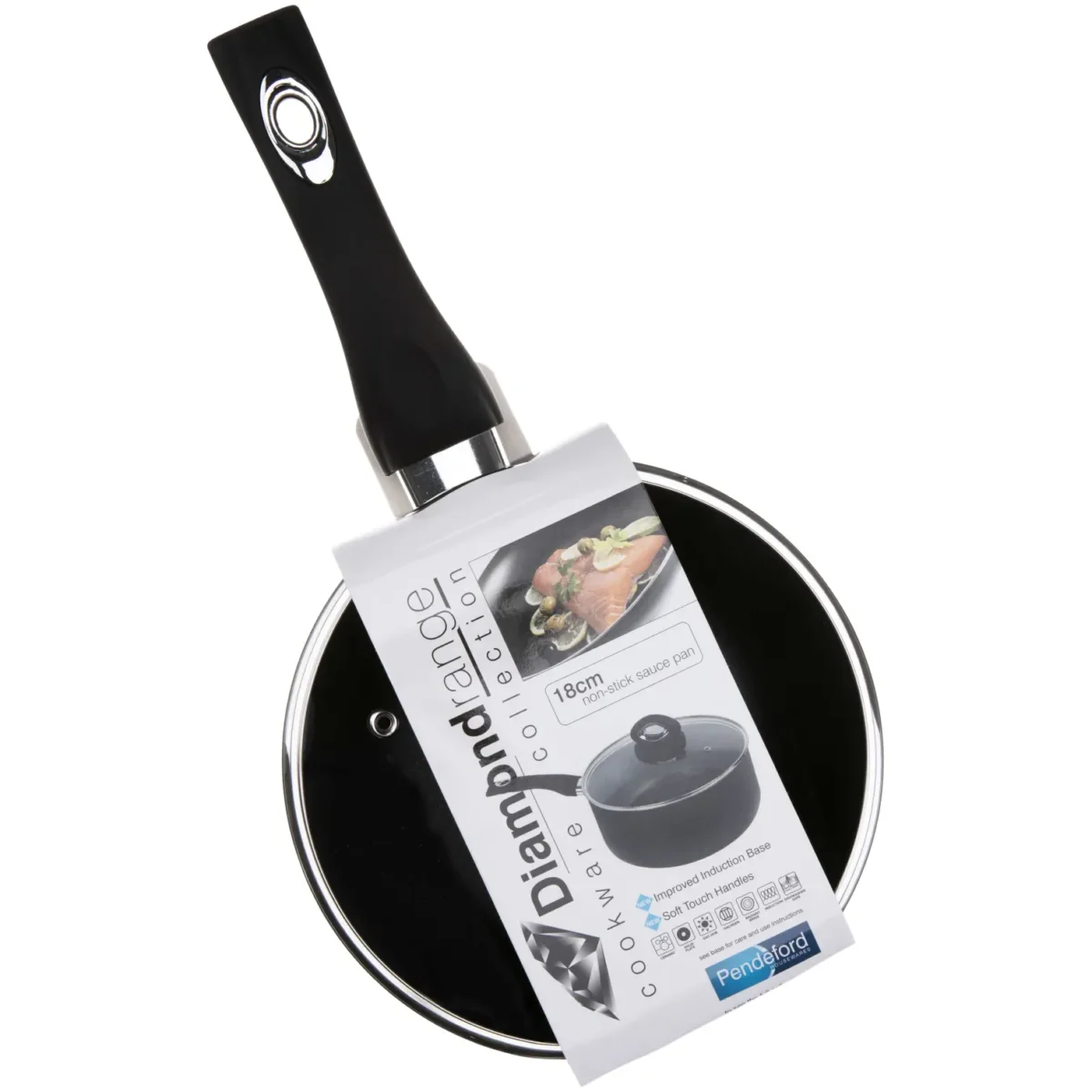 Black Diamond 18cm Saucepan Non Stick - Image 3