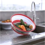 Heat & Eat Collapsible Microwave Plate Cover/Colander/Strainer - Image 4